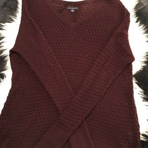 ‼️NEW ITEM‼️ AE V-neck burgundy sweater